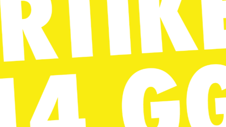 In weißer Schrift steht Artikel 14 Grundgesetz